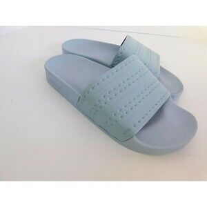 adidas Adilette Aqua Slides Sandals Boy's sz 4 Blue